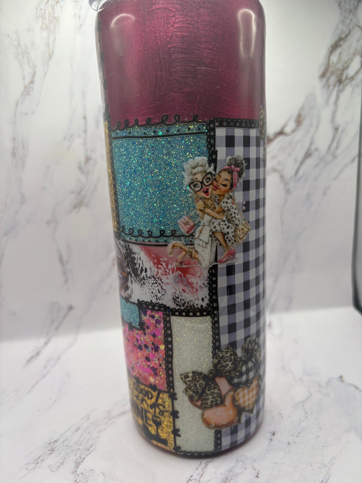 Best friend Leopard Tumbler