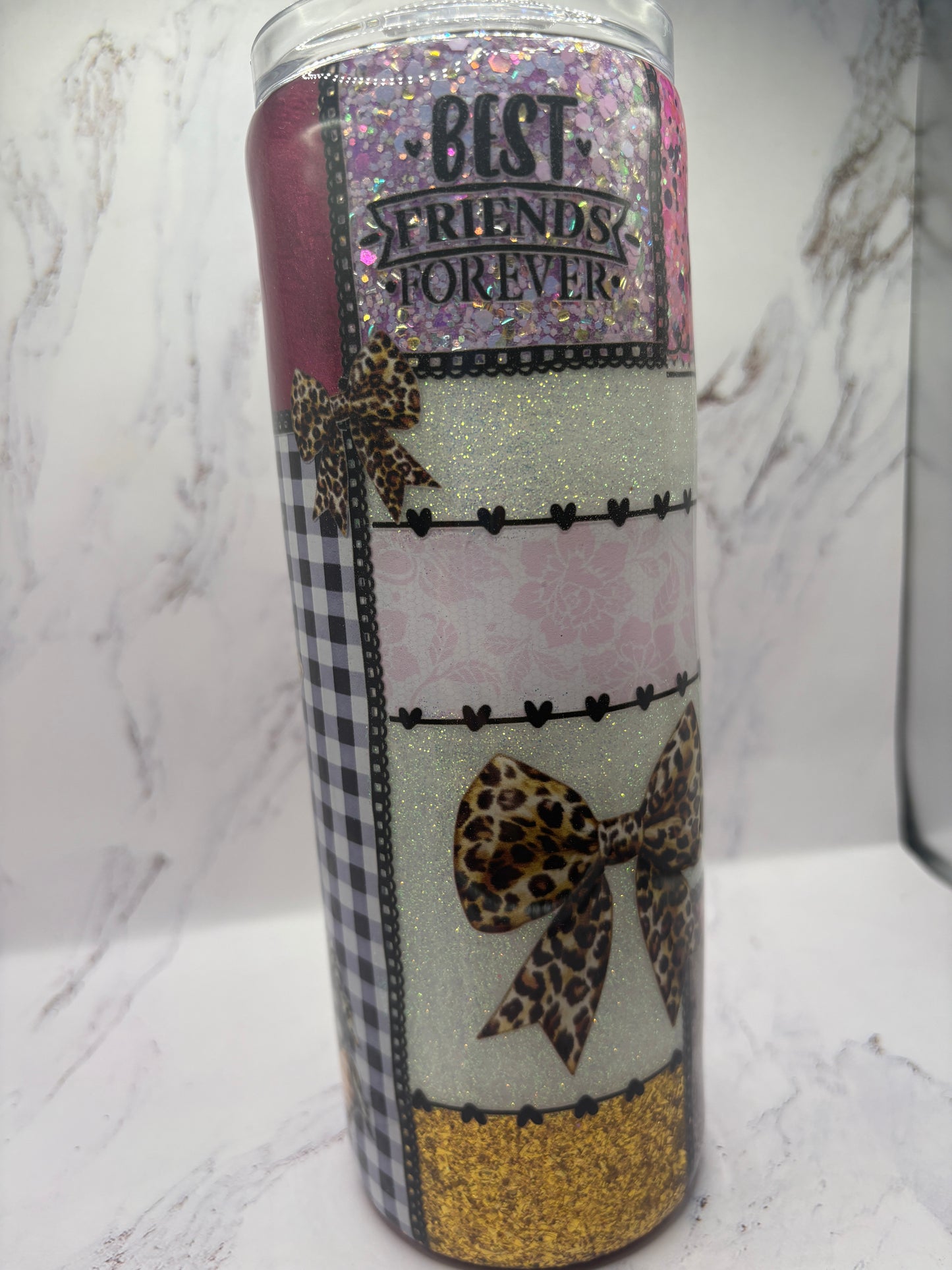 Best friend Leopard Tumbler