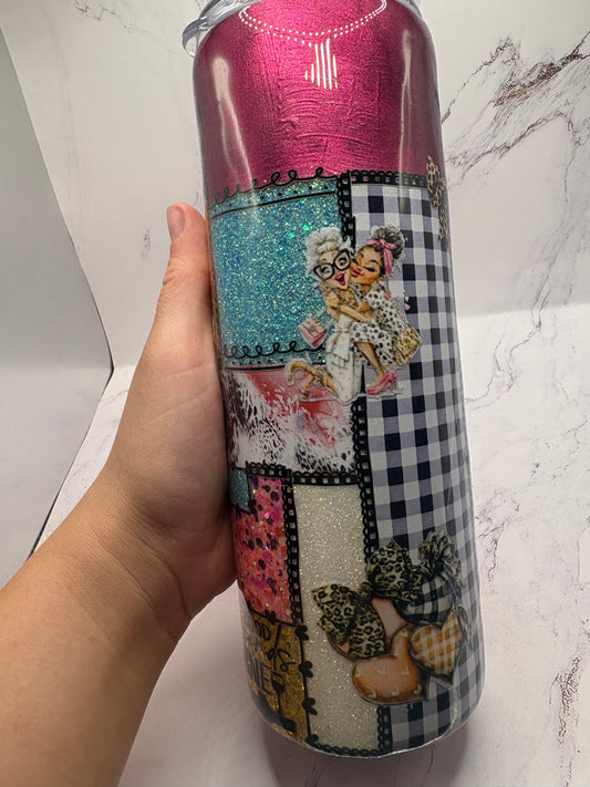 Best friend Leopard Tumbler