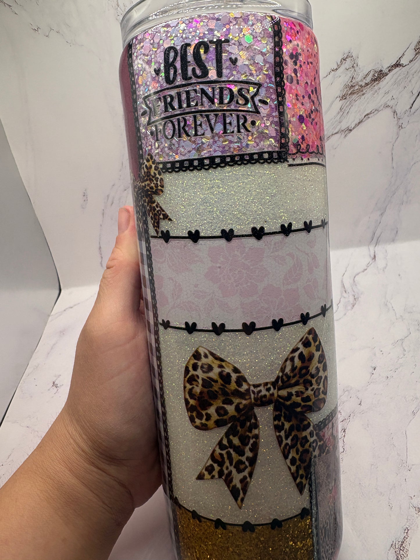 Best friend Leopard Tumbler