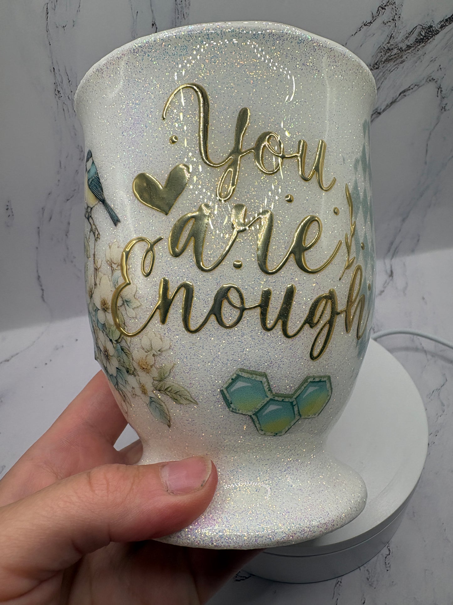 Elegance style Glass mug