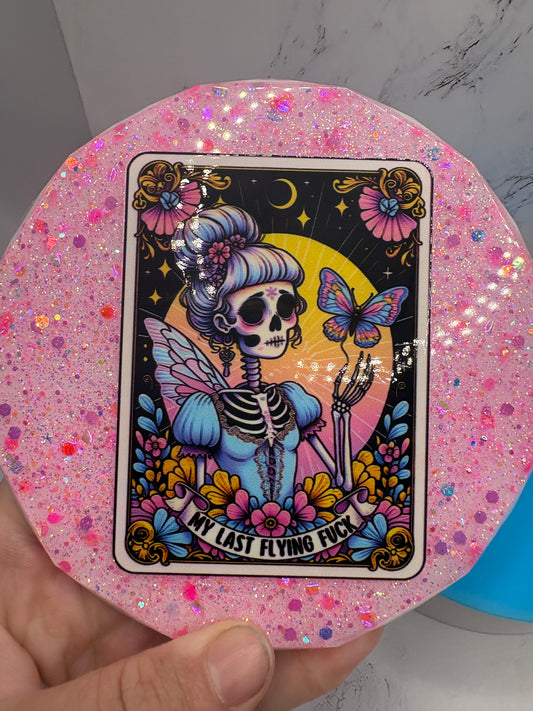 Last Flying Fuck Epoxy Coaster