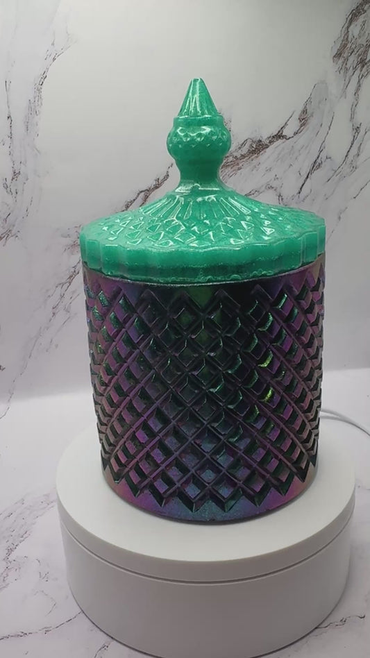 Double green epoxy Resin Jar
